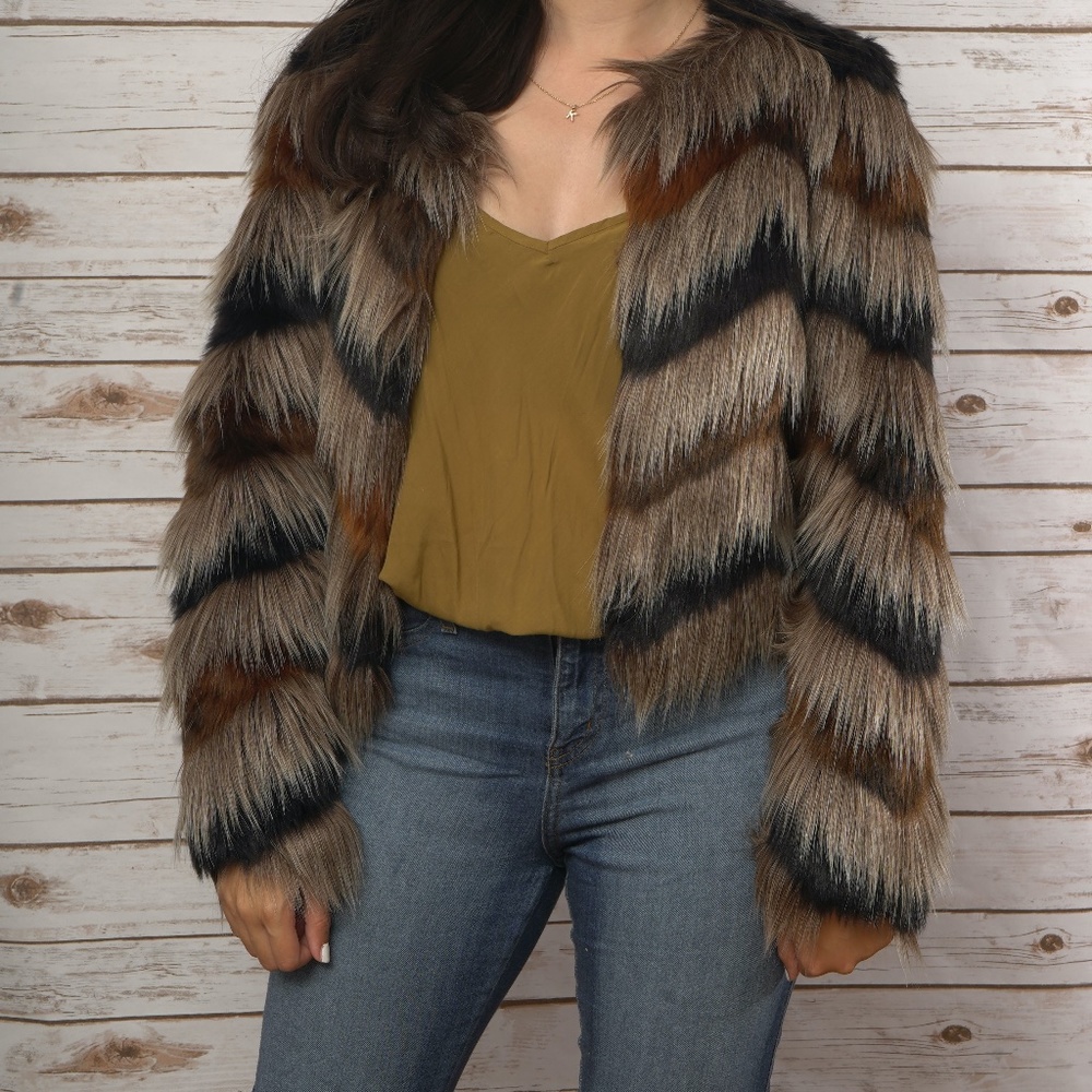 FAUX FUR CHUBBY - TWEL STREET BY CYTHIA VINCENT -S